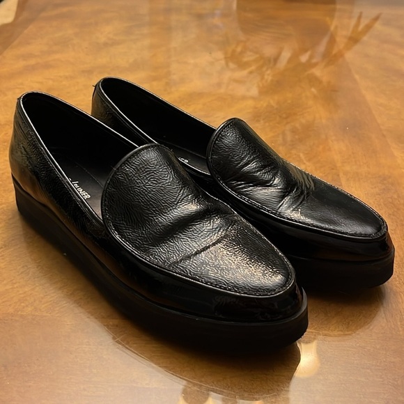 Donald J. Pliner Elio Black Patent Leather Loafers Size 8N. - Picture 1 of 9